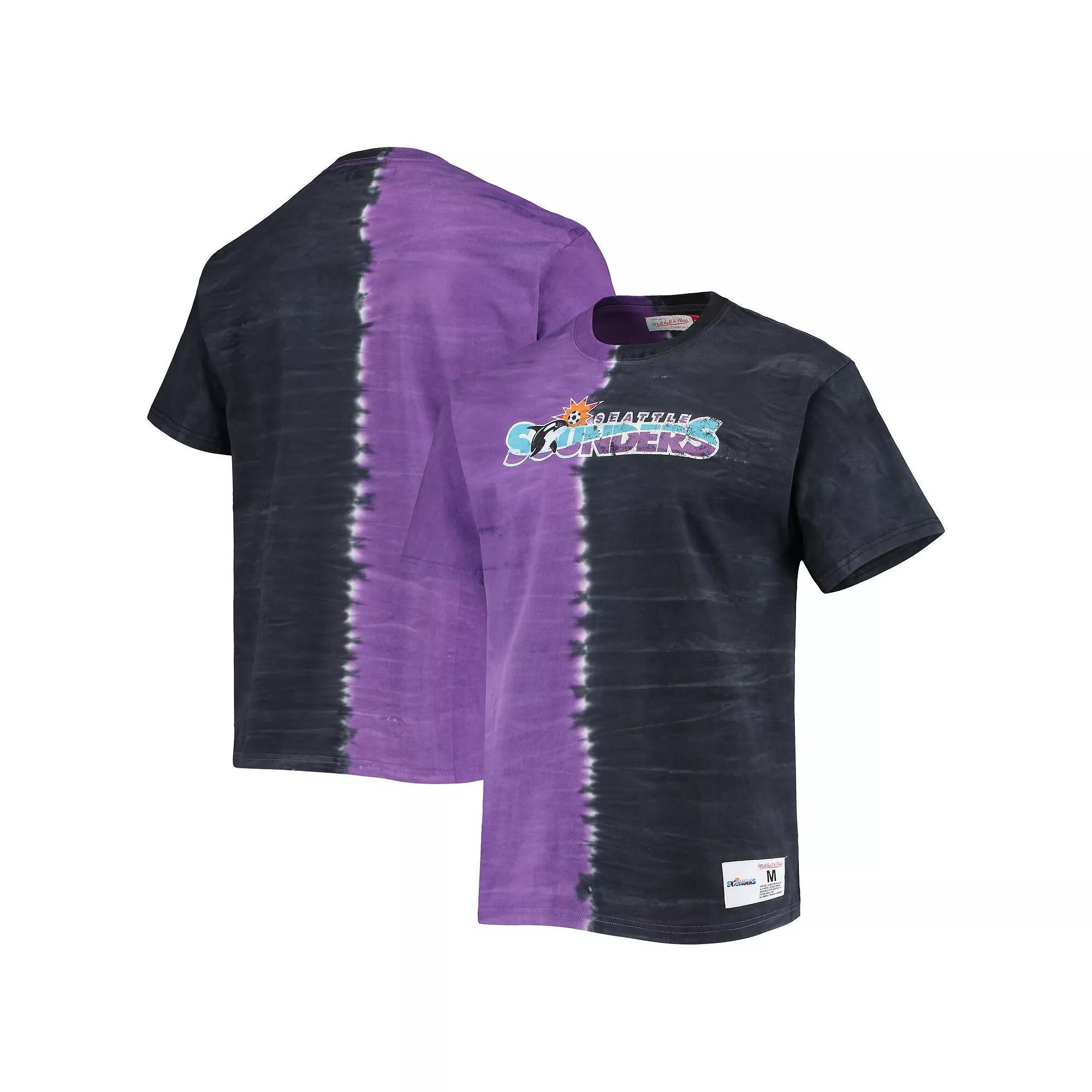 Men's Mitchell & Ness Purple Seattle Sounders FC Vertical Tie-Dye Top, Size: 2XL Product Image