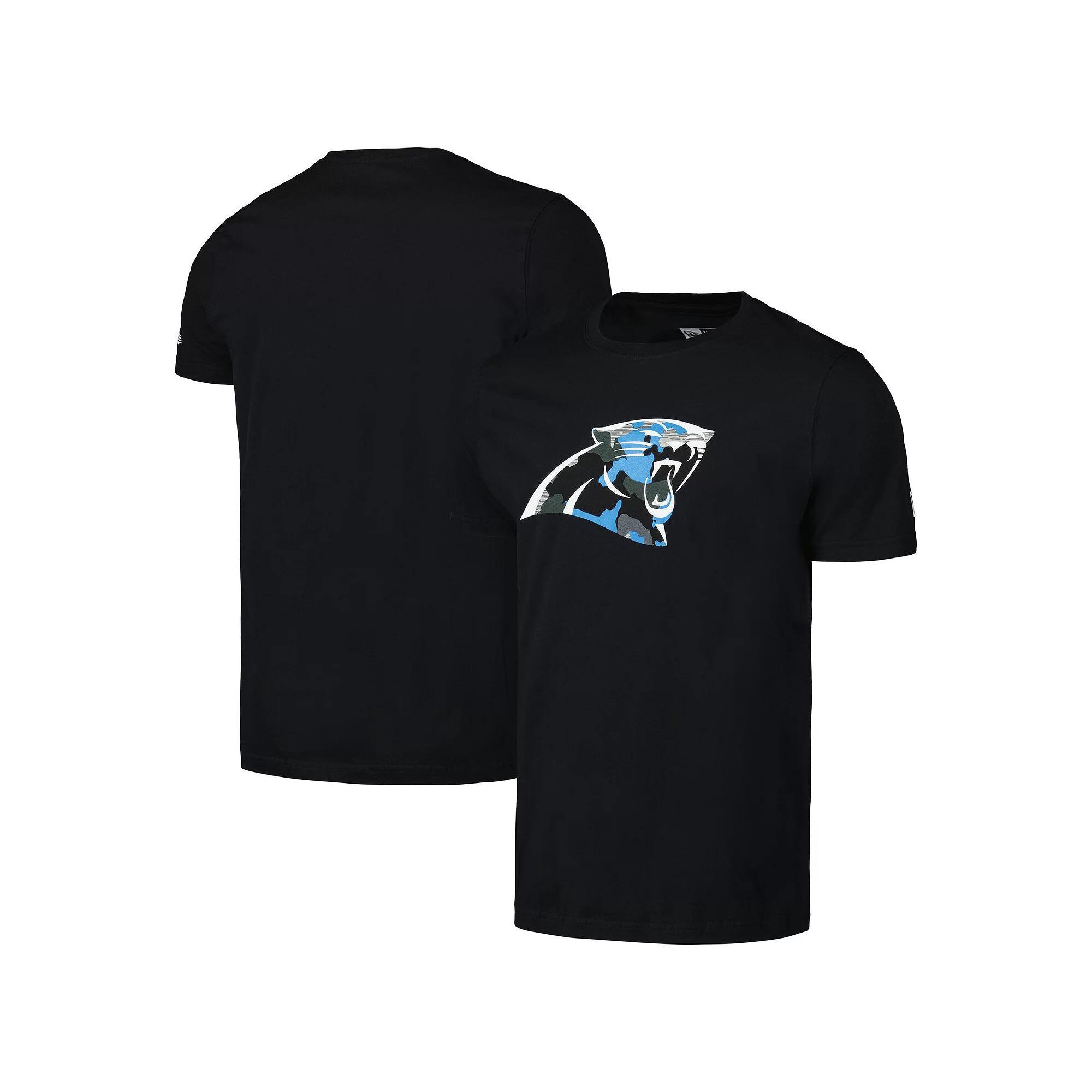Mens New Era Carolina Panthers Camo Logo T-Shirt Product Image