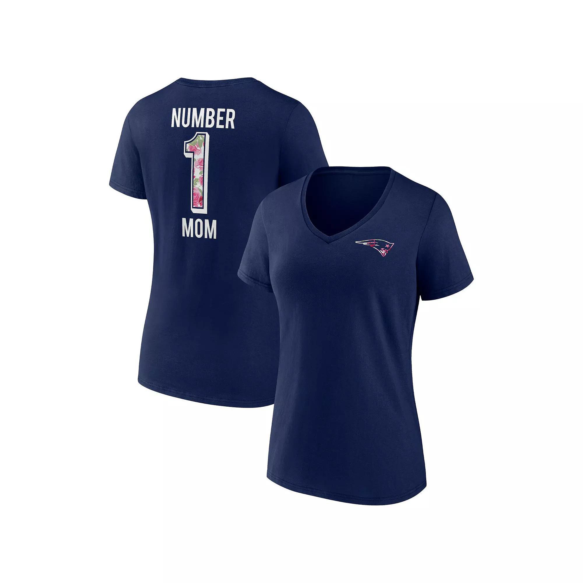 Women's Fanatics Branded Cardinal Arizona Cardinals Team Mother's Day V-Neck T-Shirt, Size: Large, Red Product Image