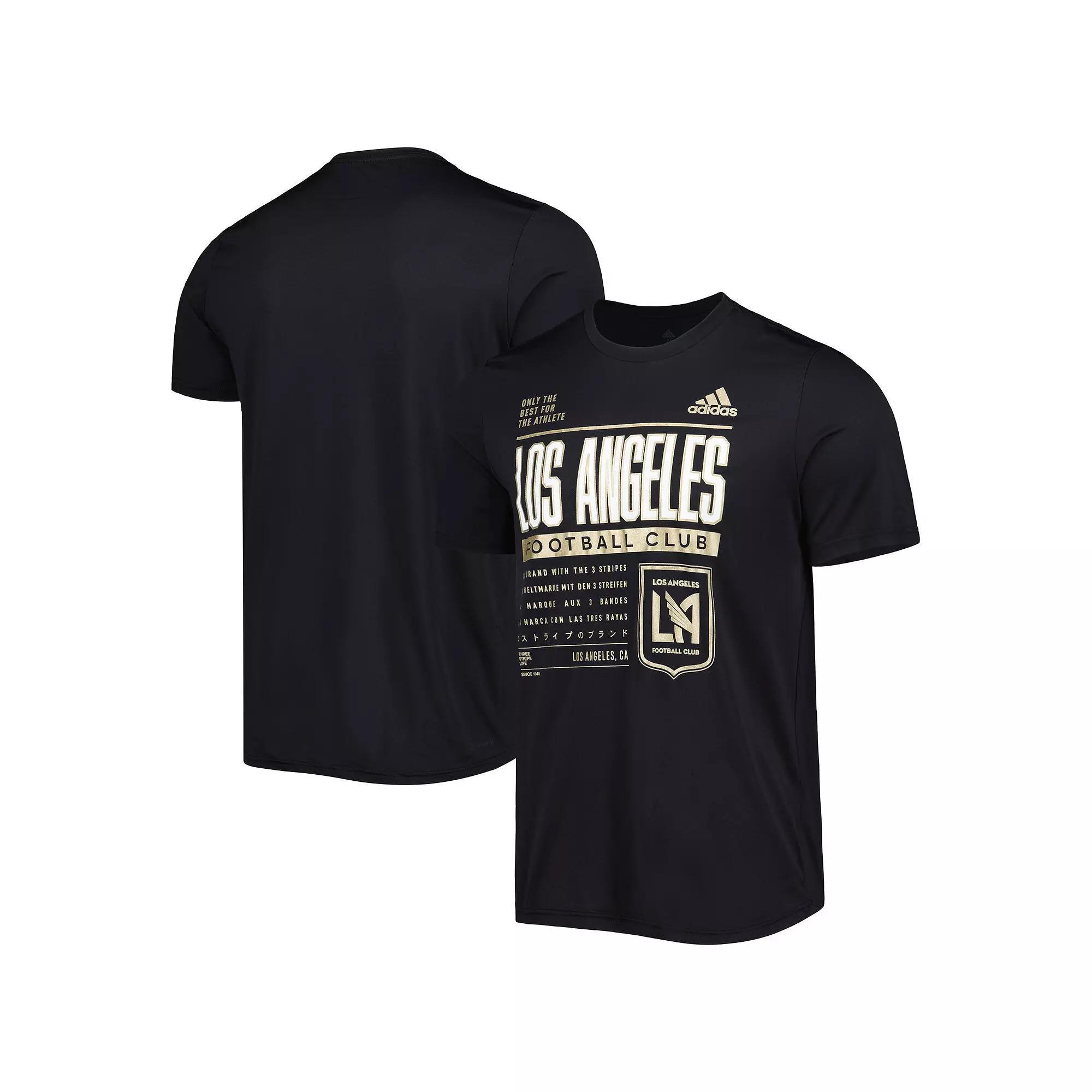 Mens adidas Black LAFC Club DNA Performance T-Shirt Product Image