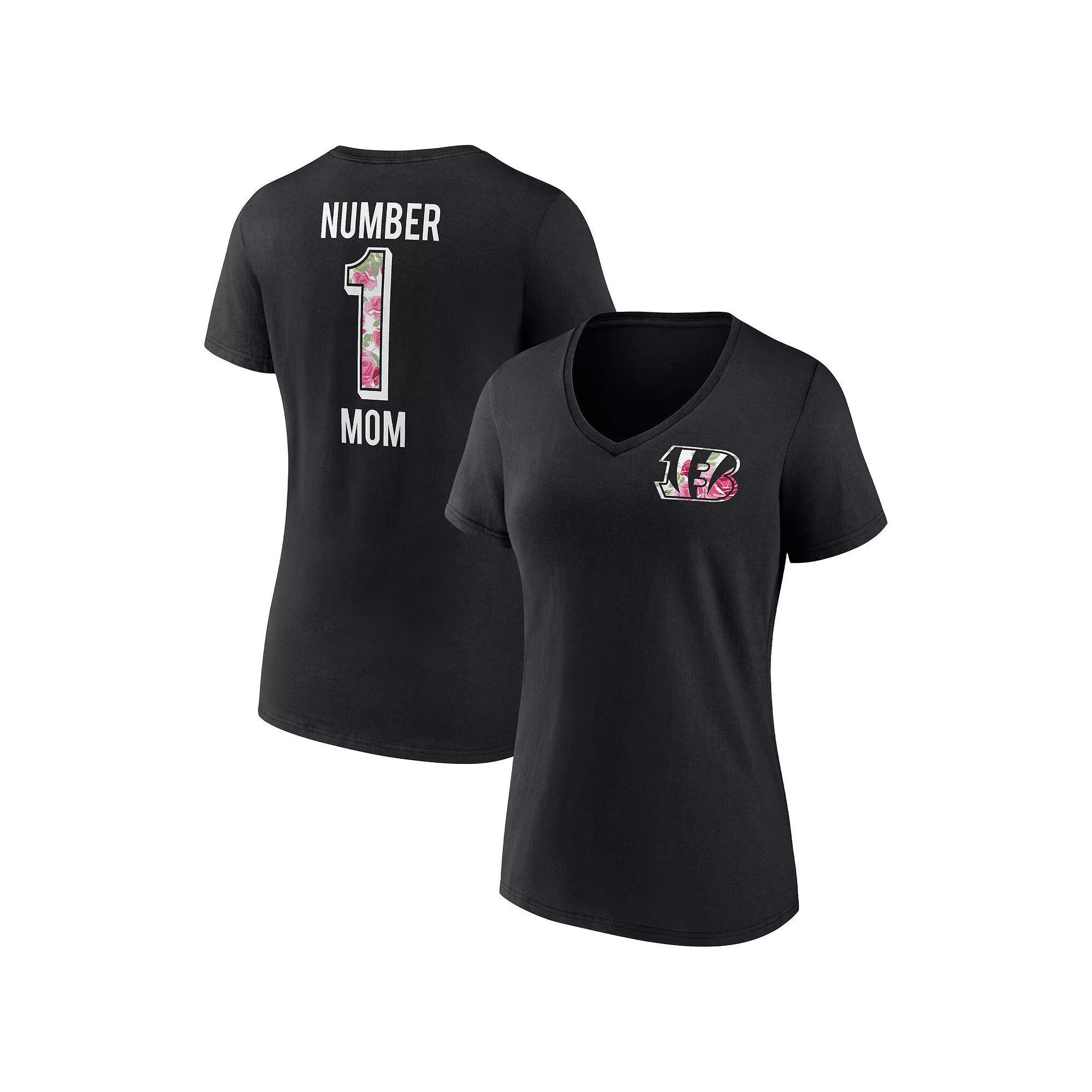 Women's Fanatics Branded Cardinal Arizona Cardinals Team Mother's Day V-Neck T-Shirt, Size: Large, Red Product Image