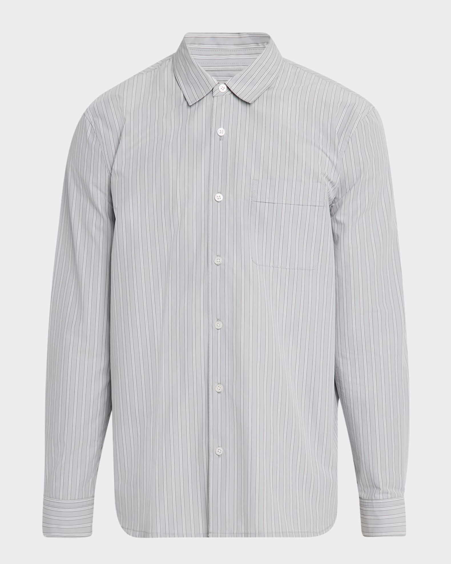 Men's Radovan Striped Supima Poplin Sport Shirt Product Image