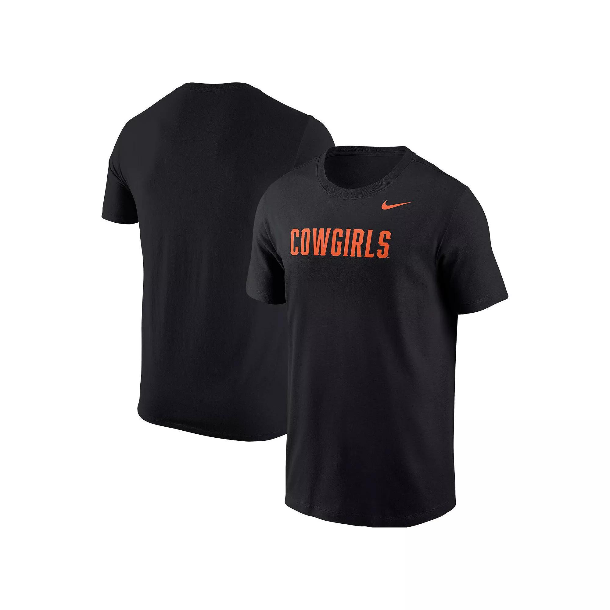 Men's Nike Black Oklahoma State Cowboys Cowgirls Logo T-Shirt, Size: Large Product Image