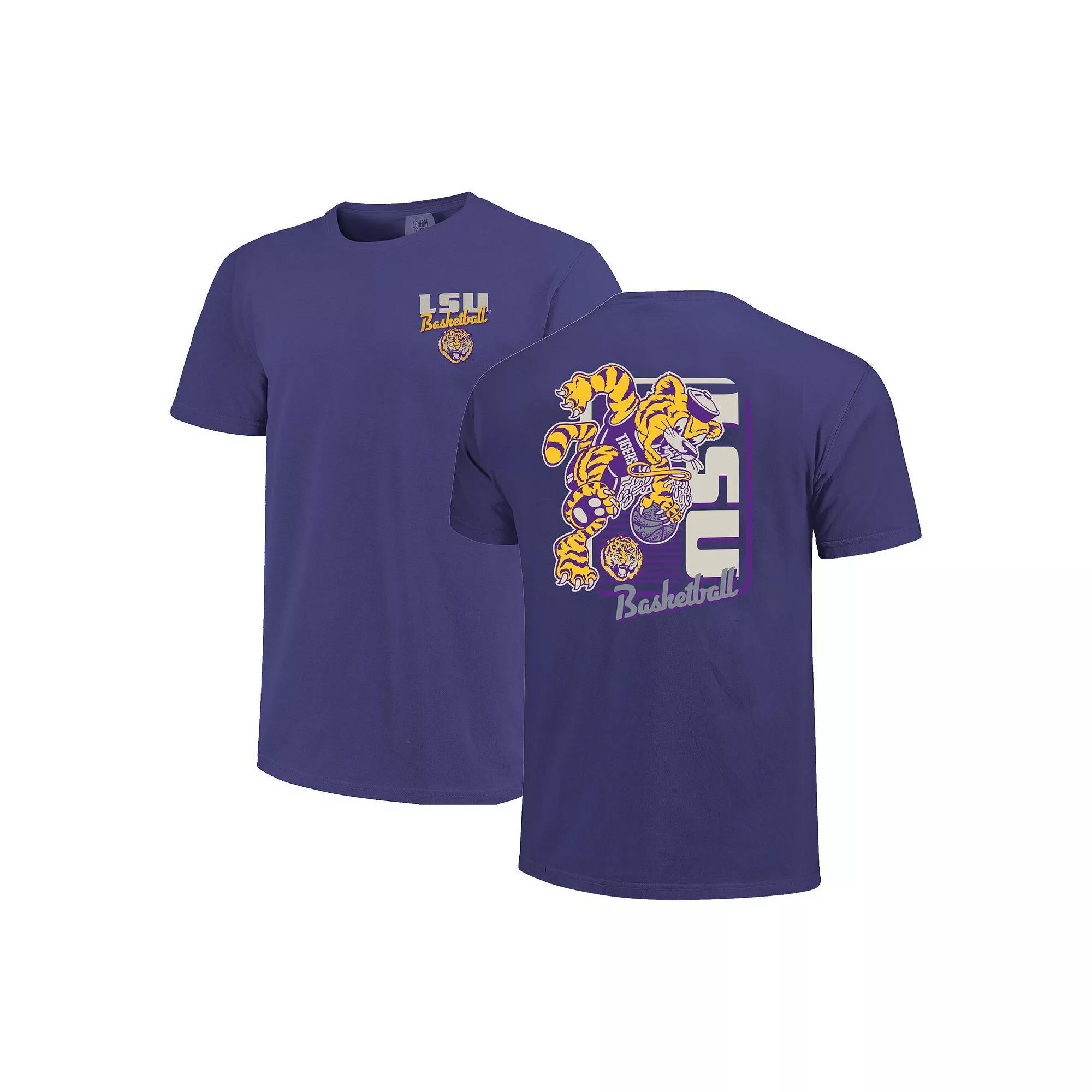 Men's Purple LSU Tigers Comfort Colors Mascot Dunk T-Shirt, Size: XL Product Image