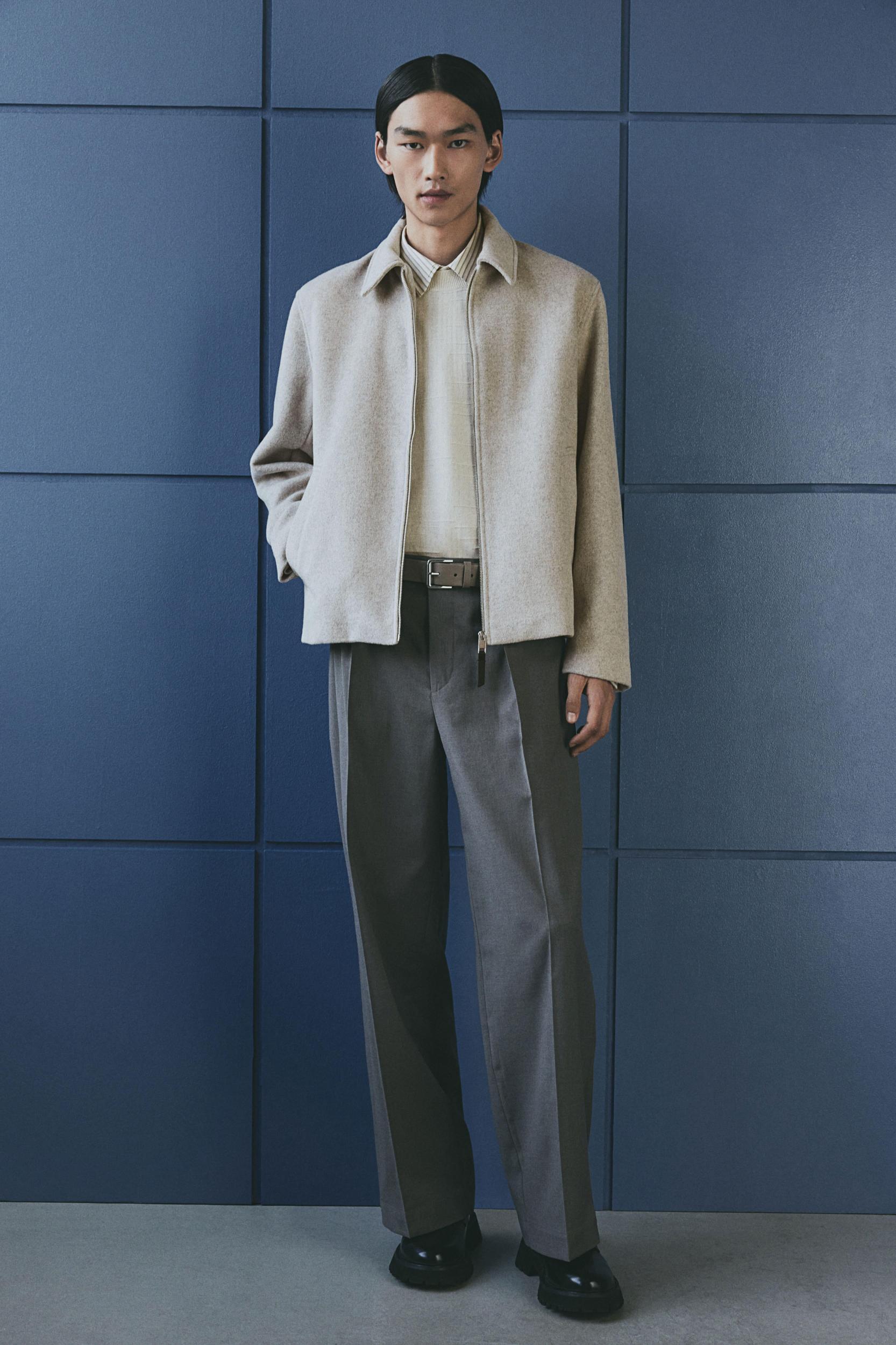Regular Fit Wool-Blend Shacket Product Image