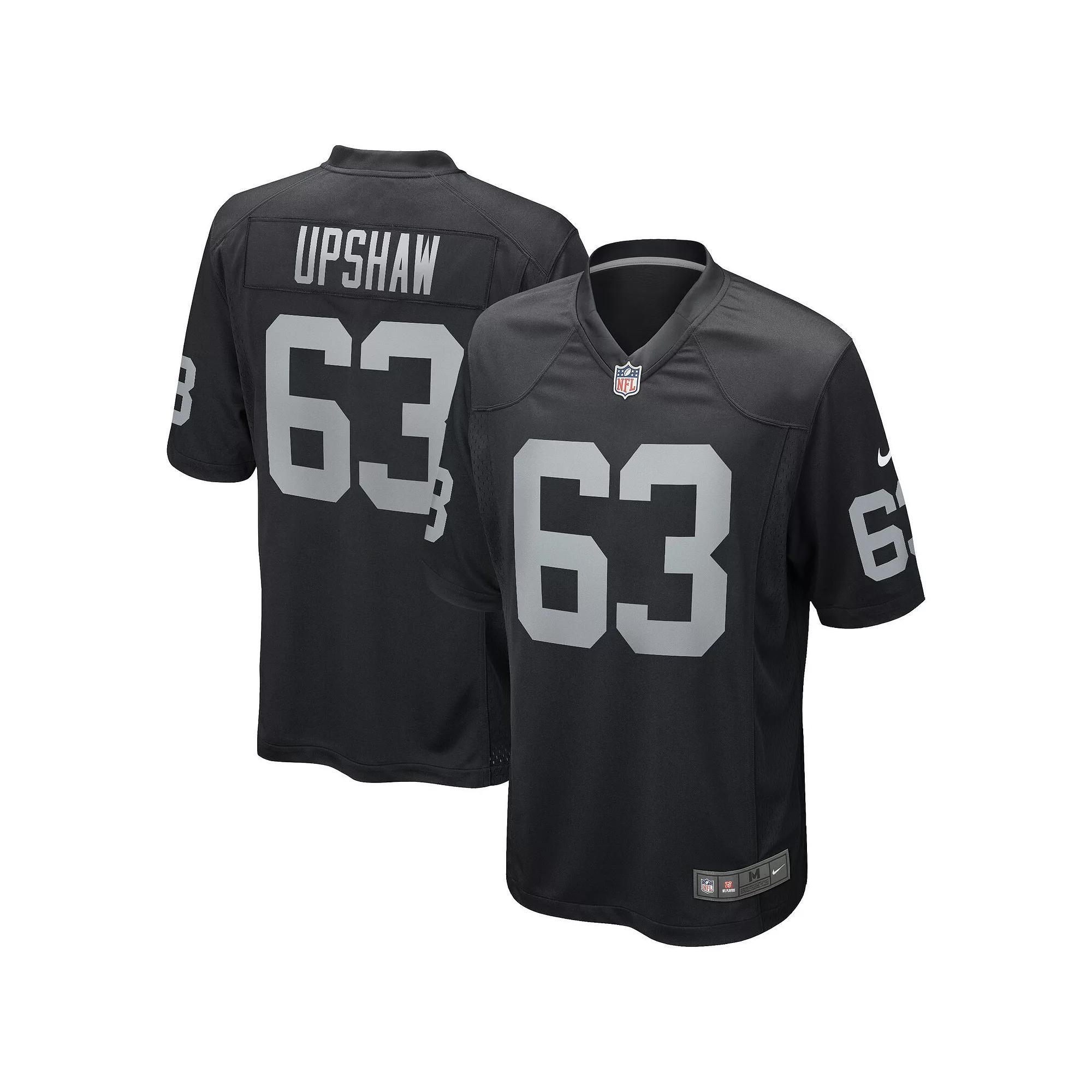 Men's Nike Gene Upshaw Black Las Vegas Raiders Game Retired Player Jersey, Size: 4XL, Lvr Black Product Image