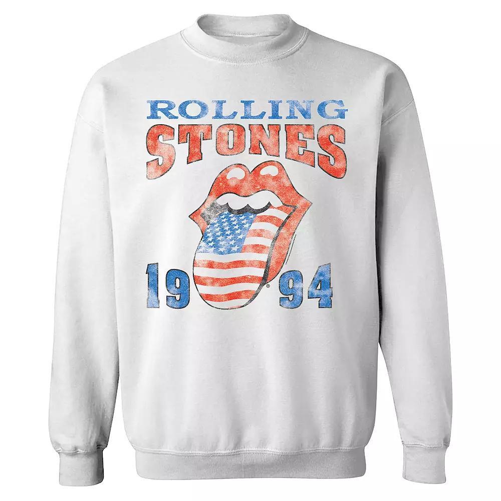Men's Rolling Stones 94 Sweatshirt, Size: Large, White Product Image