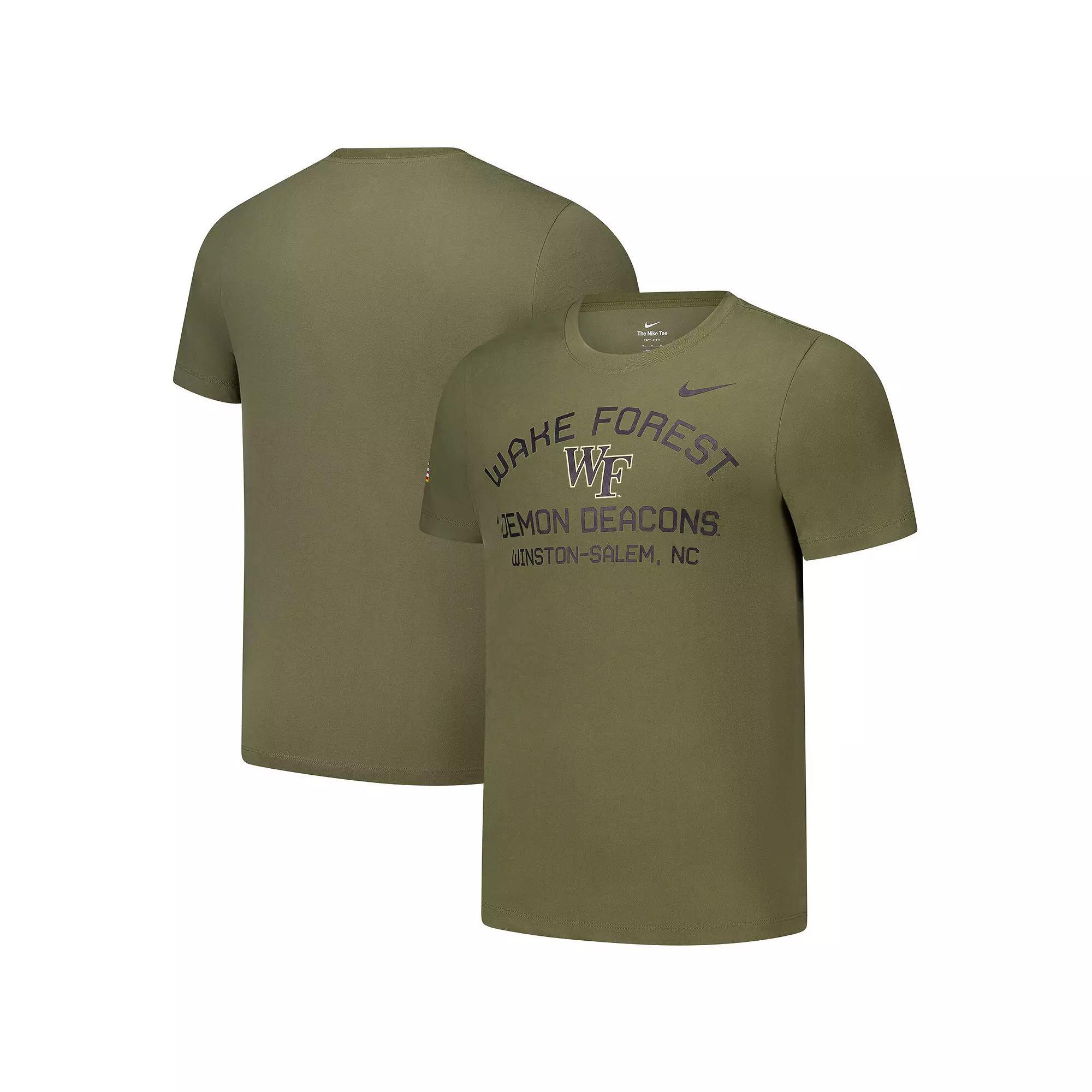 Men's Nike  Olive Purdue Boilermakers 2024 Military Appreciation Performance T-Shirt, Size: Medium, Team Product Image