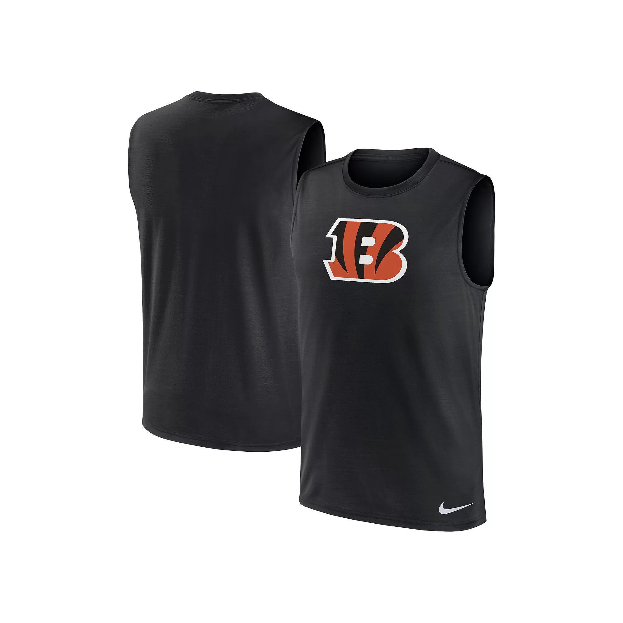 Men's Nike Black Cincinnati Bengals Blitz Legend Muscle Perform Tank Top, Size: Medium Product Image