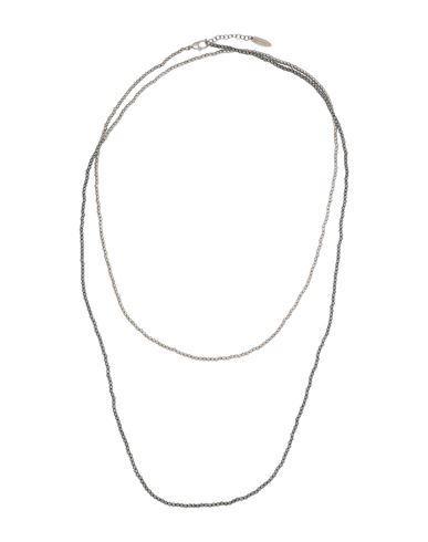 BRUNELLO CUCINELLI Woman Necklace Grey Size - 925/1000 Silver Product Image