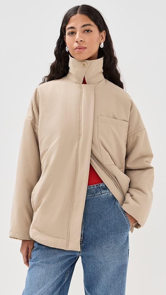 Tibi Clyde Padding Shirt Jacket | Shopbop Product Image