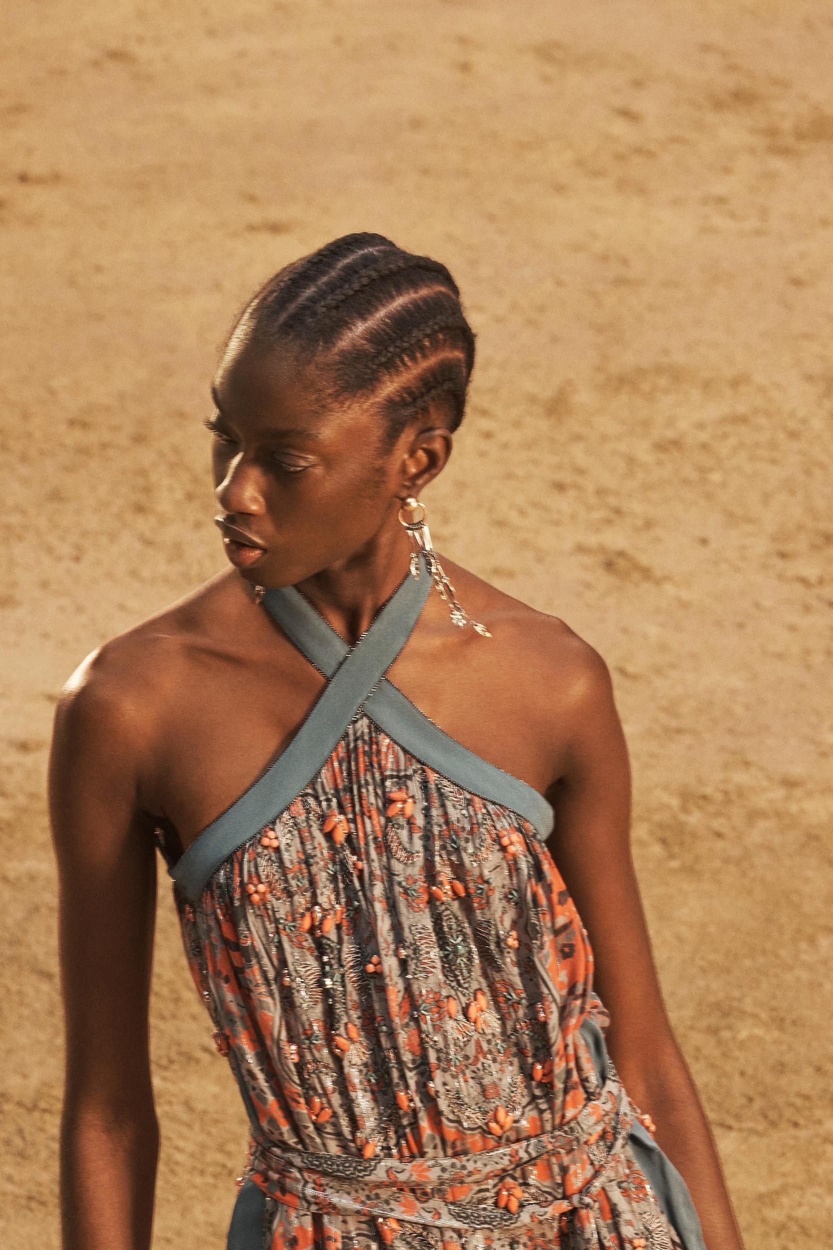 LIMITED EDITION PRINT HALTER DRESS Product Image