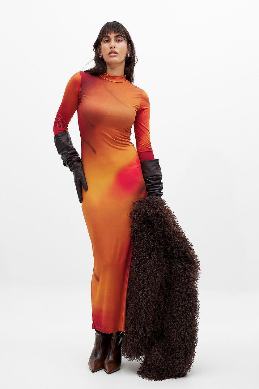 High Neck Maxi Dress Product Image