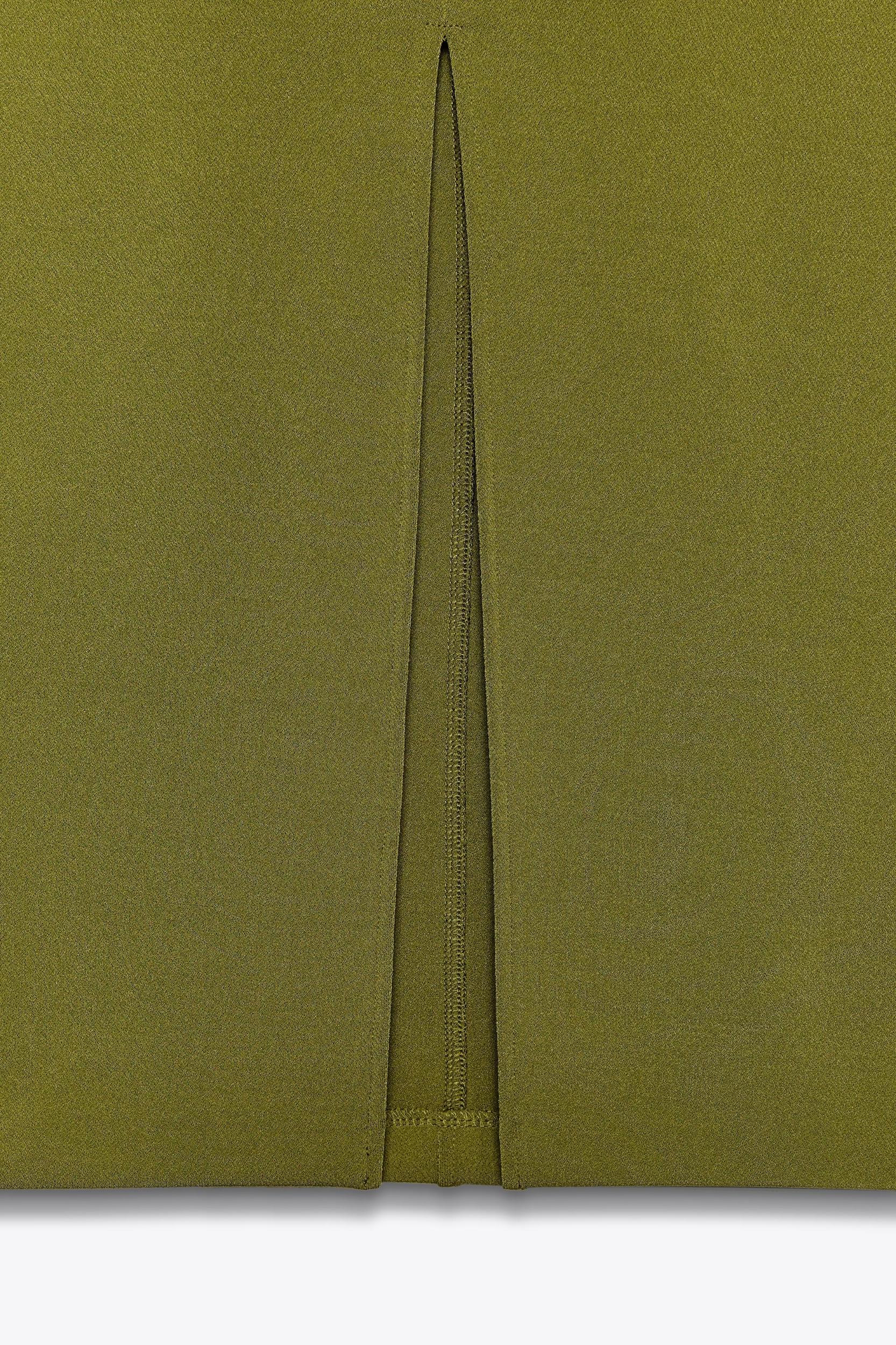 FITTED CREPE DRESS Product Image