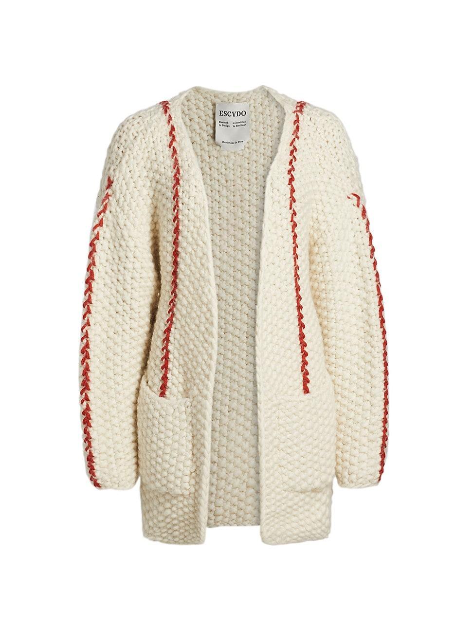 Womens Cocoon Maxi Cardigan Product Image