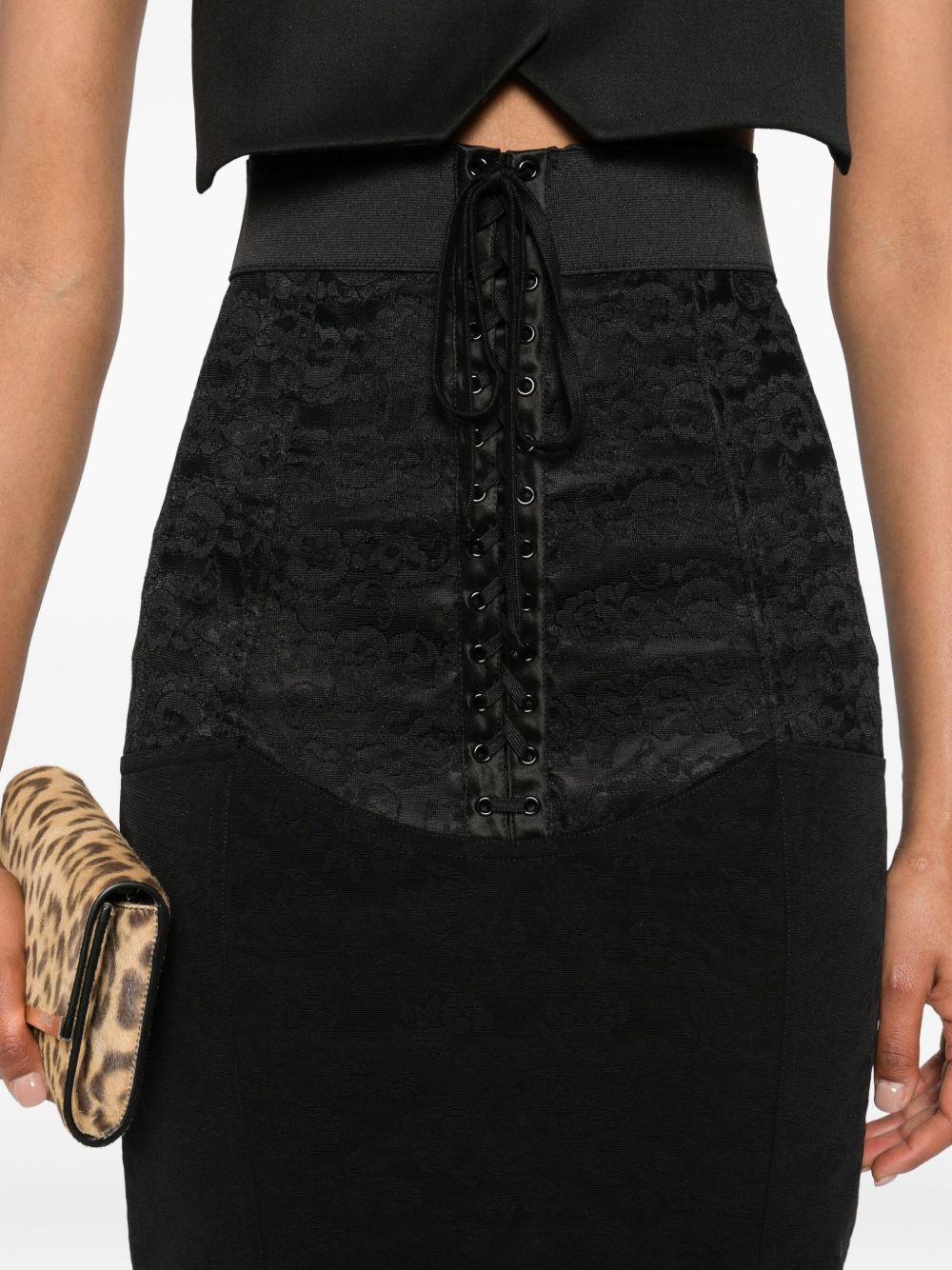 lace-up midi skirt Product Image