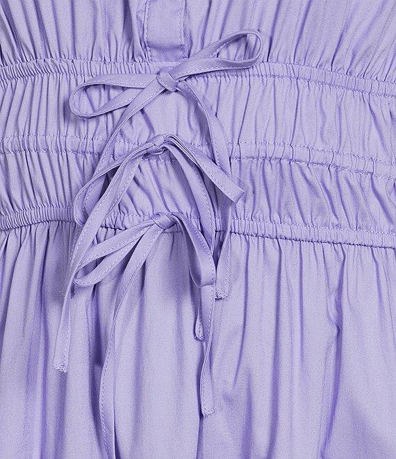 Moda Tara Short Sleeve Button Front Poplin Shirt Midi Dress Product Image