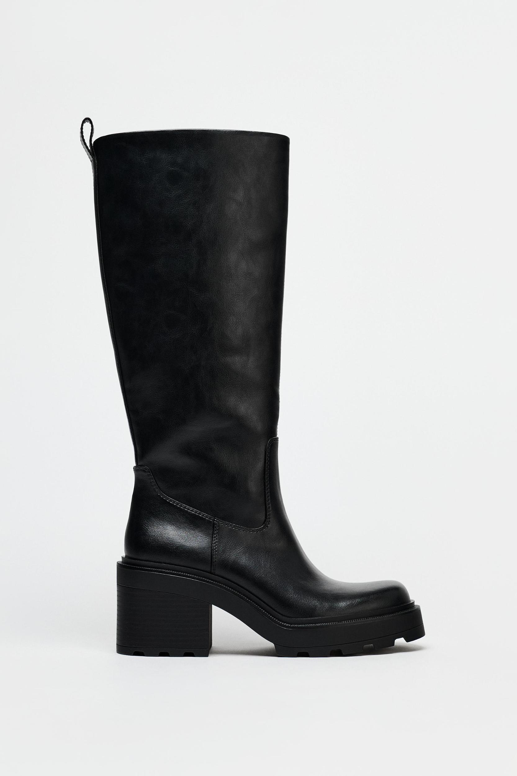 HEELED LUG SOLE BOOTS Product Image