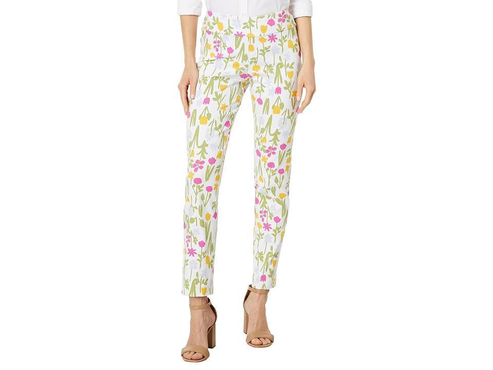 DKNY Long Sleeve Linen One-Button Jacket (Frosting ) Women's Clothing Product Image