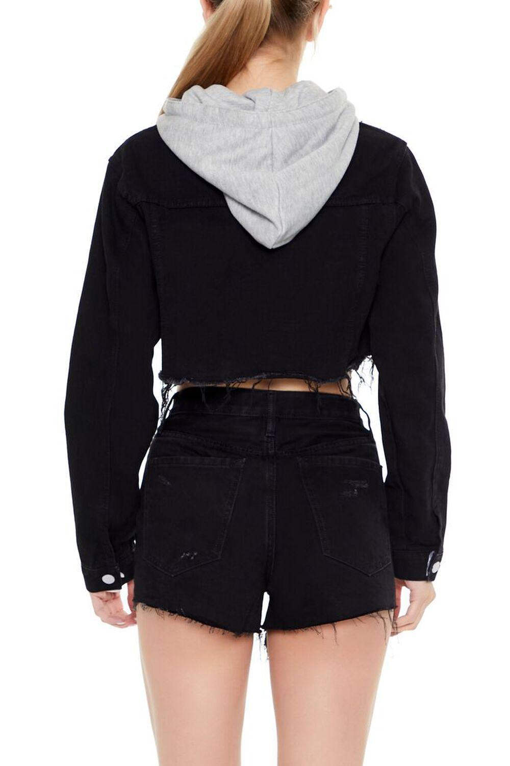 Distressed Combo Trucker Jacket | Forever 21 Product Image