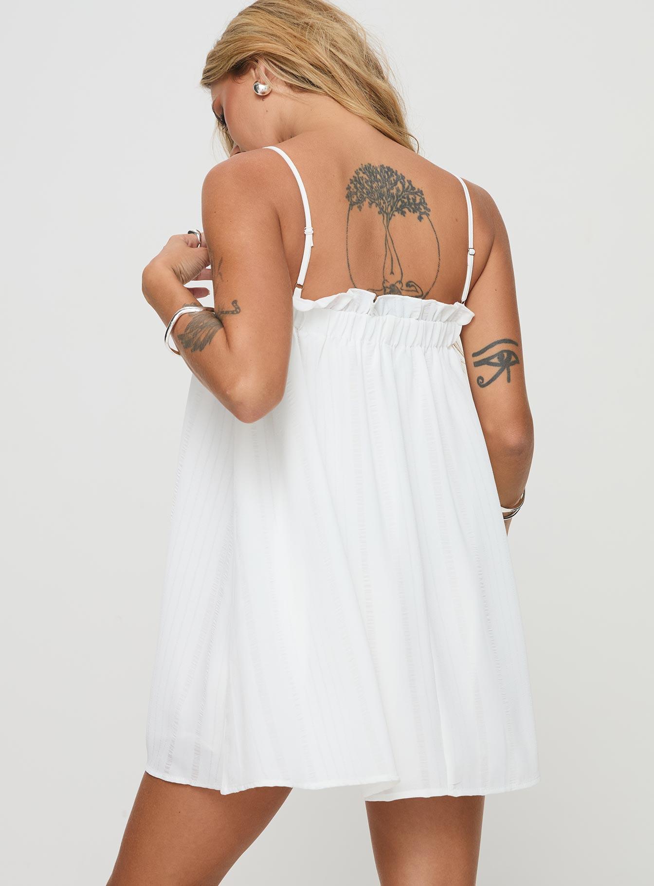 Marsaline Mini Dress White Product Image