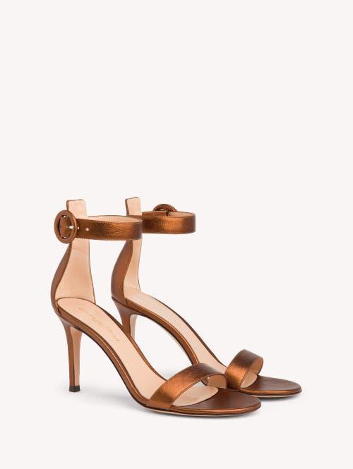 GIANVITO ROSSI Portofino 85 In Brown Product Image
