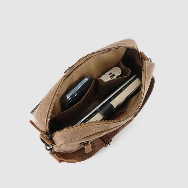 Camo Print Buckled Crossbody Bag Product Image