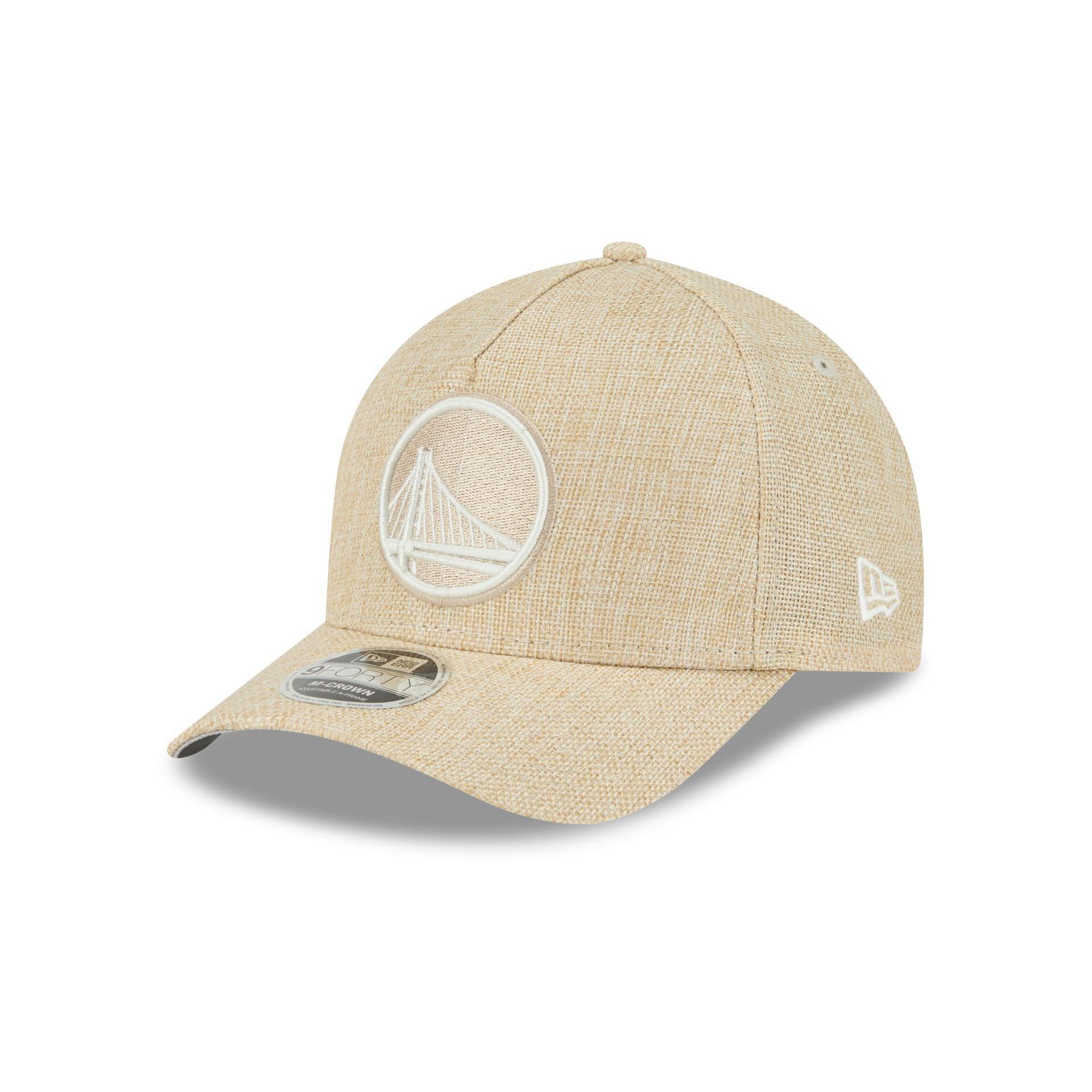 Golden State Warriors Cotton Weave Stone 9FORTY M-Crown A-Frame Snapback Hat Male Product Image