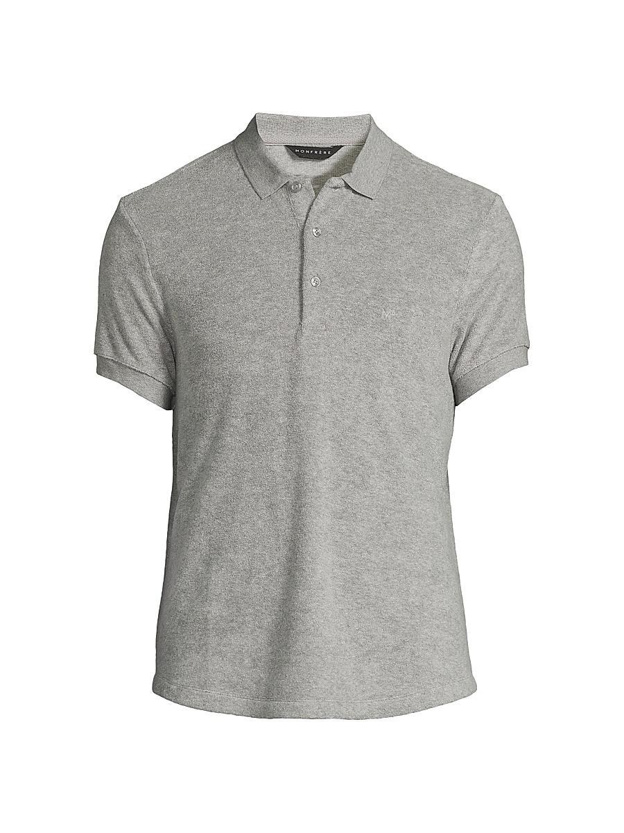 Mens Pierce Terry Polo Shirt Product Image
