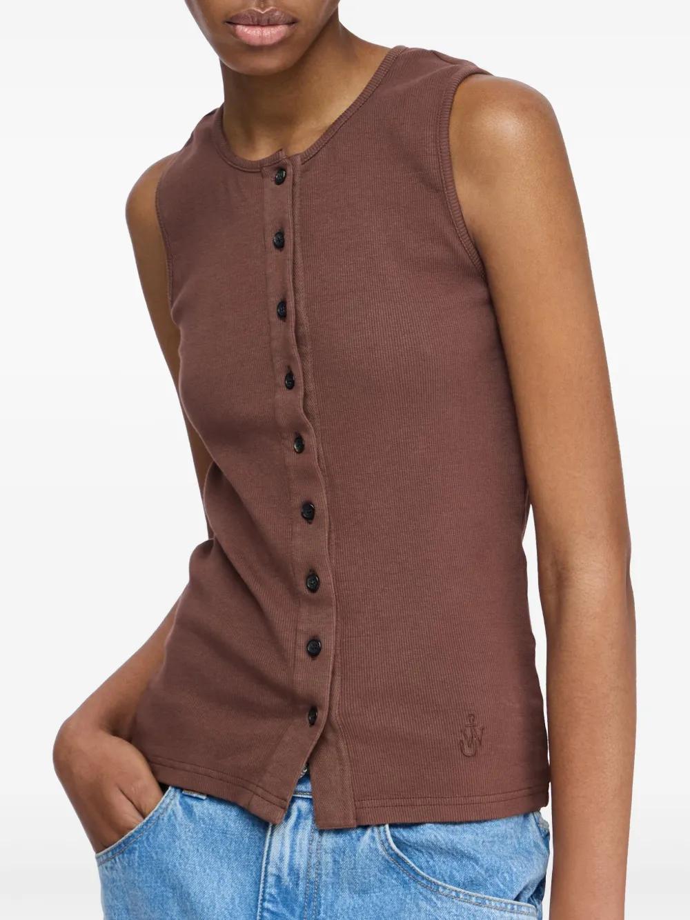 fine-ribbed tank top Product Image