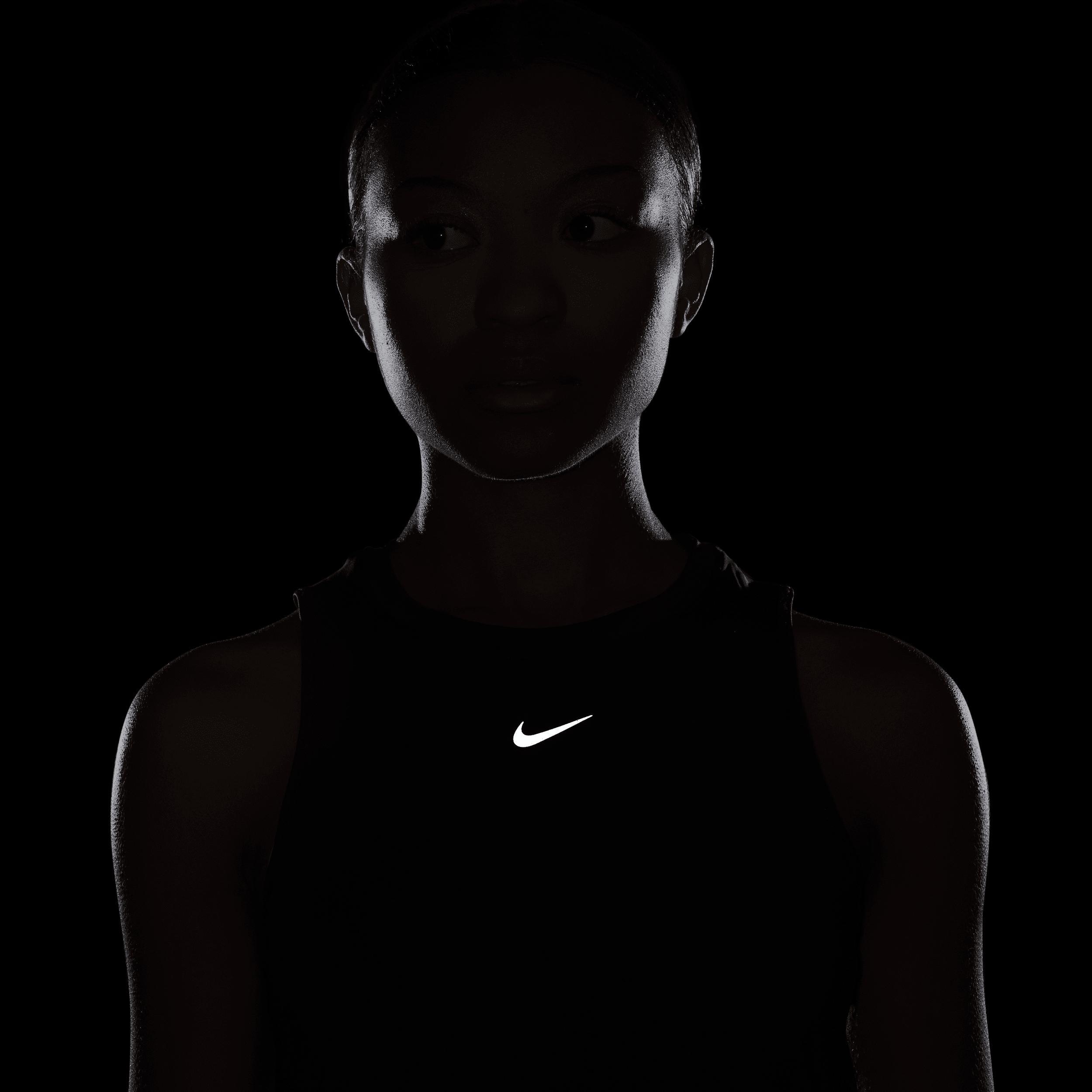 Women's Nike One Dri-FIT Classic Tank Top, Size: Large, Black Product Image