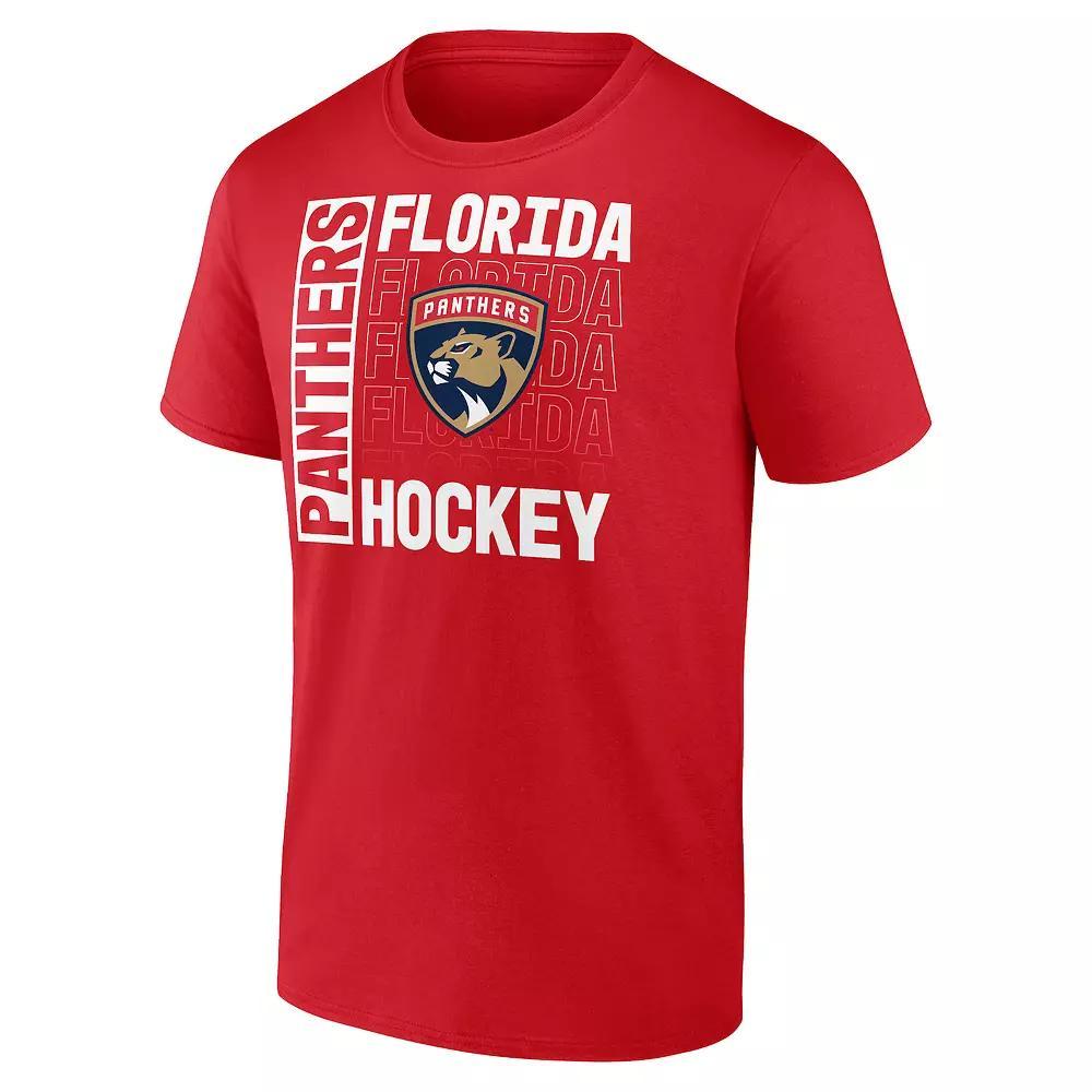 Men's NHL Florida Panthers Graphic Tee, Size: Large, Pnt Red Product Image