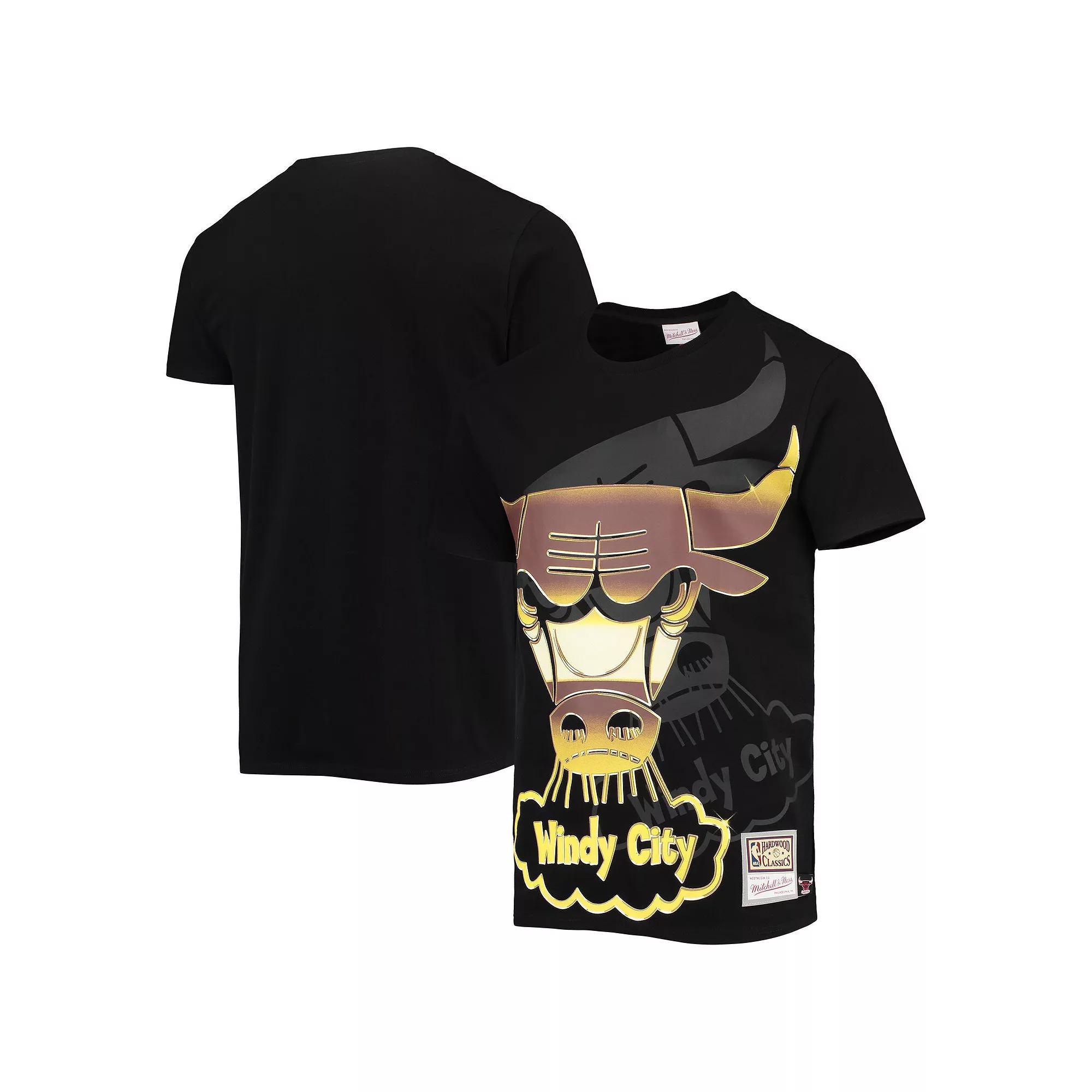 Mens Mitchell & Ness Chicago Bulls Big & Tall Hardwood Classics Big Face 4.0 T-Shirt Product Image
