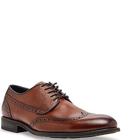 Steve Madden Aamari Men's Lace Up Wing Tip Shoes Product Image