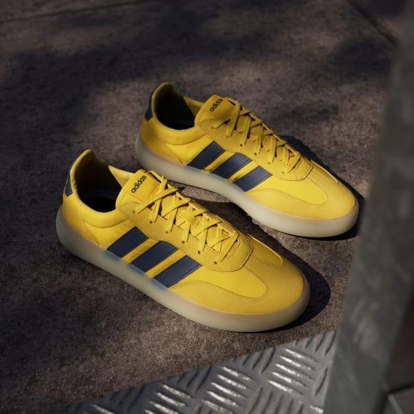 adidas Barreda Decode Men's Sportswear Shoes, Size: 12, Utility Yellow Blue Product Image