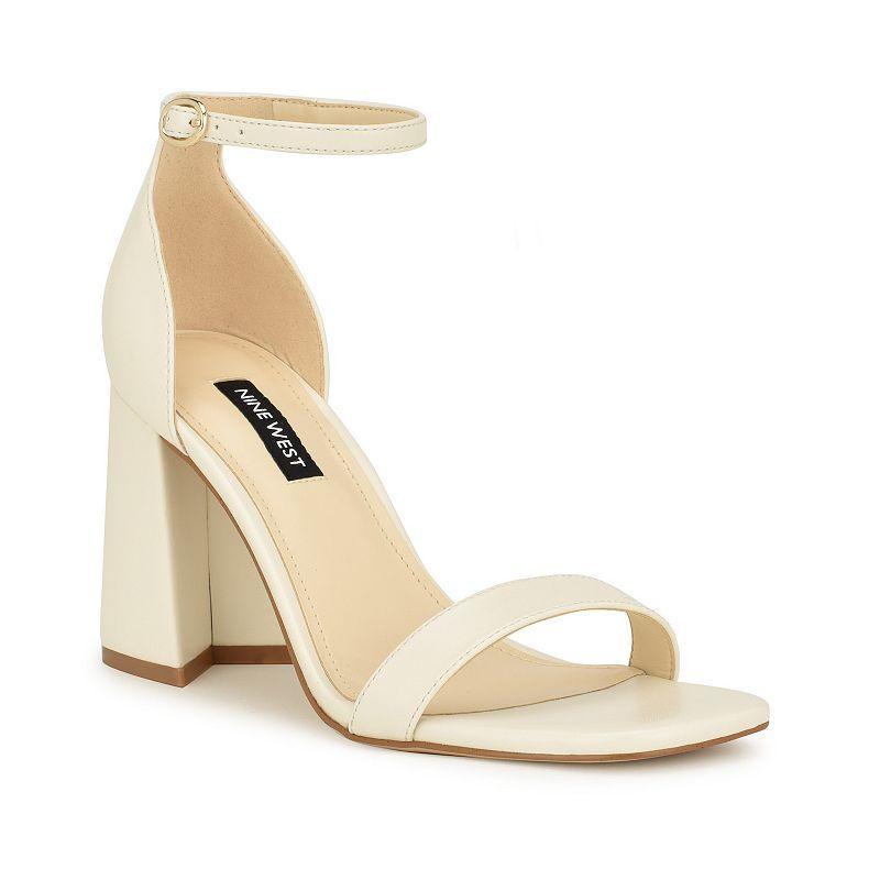 Nine West Ilea Womens Dress Sandals Ivory Product Image