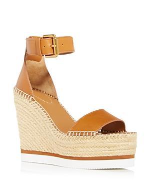 Womens Glyn Leather Wedge Sandals Product Image
