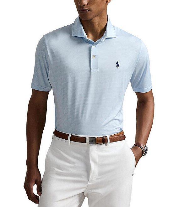 Polo Ralph Lauren RLX Golf Classic Fit Stripe Performance Stretch Short Sleeve Polo Shirt Product Image