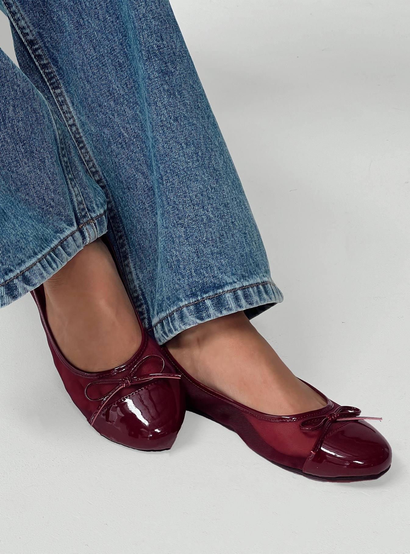 Therapy Ally Ballet Flats Cherry Product Image