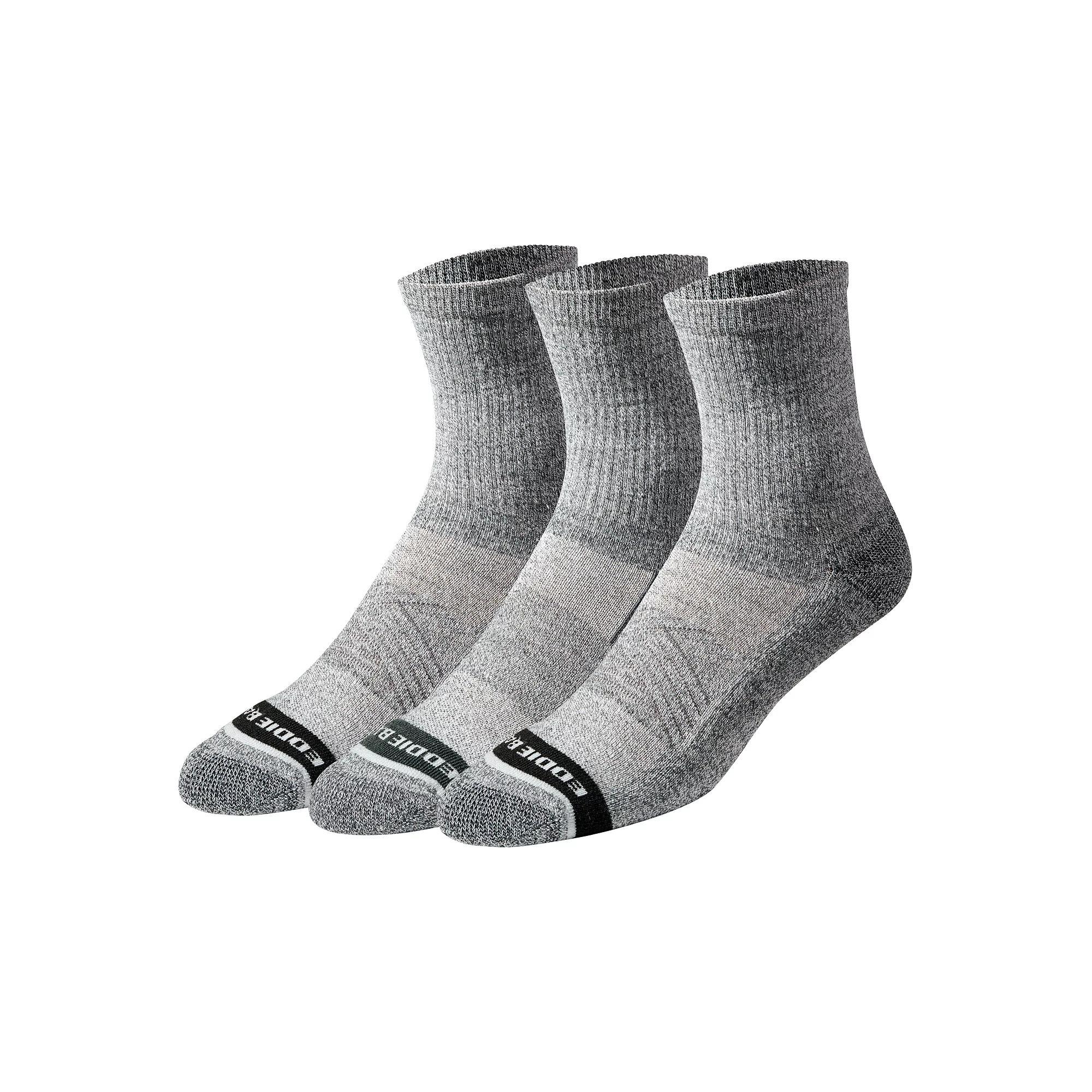 Men's Eddie Bauer Performance Hiking Crew Socks 3-pack, Size: 6-12, Gray Product Image