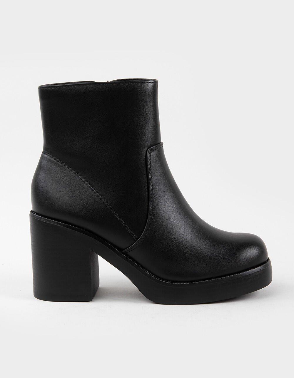 SODA Unfurl Womens Platform Boots - BLACK Product Image