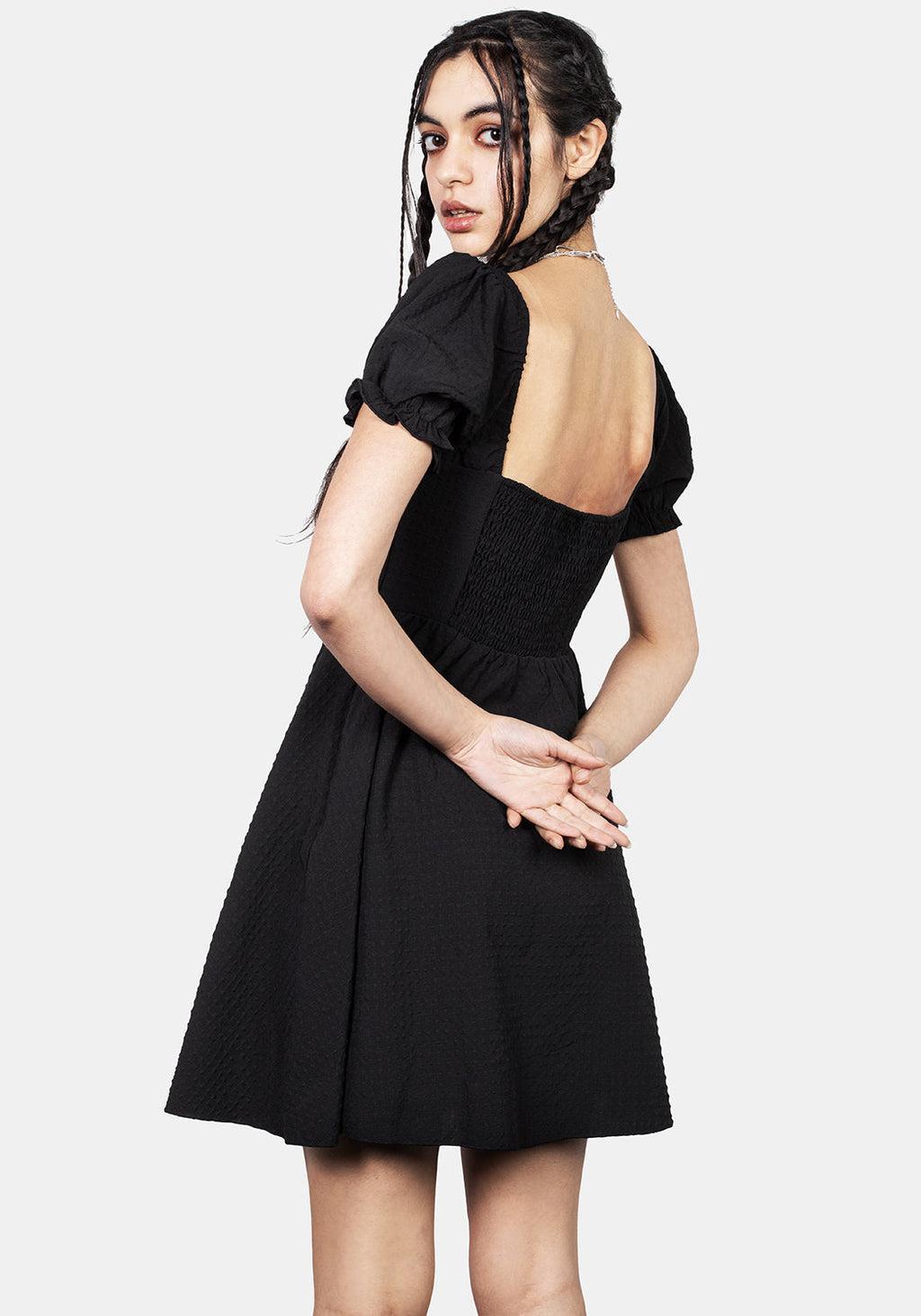 Mortem Ruffle Mini Dress Product Image