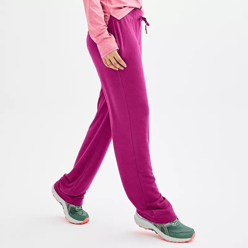 Women's Tek Gear® French Terry Open Hem Pant, Size: XS, Ostego Bay Product Image