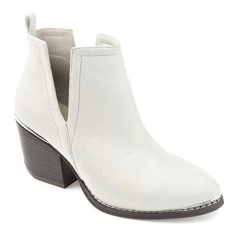 Journee Issla Womens Ankle Boots Brown Product Image