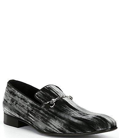 Men's Shawn Velvet Skull-Bit Loafers Product Image