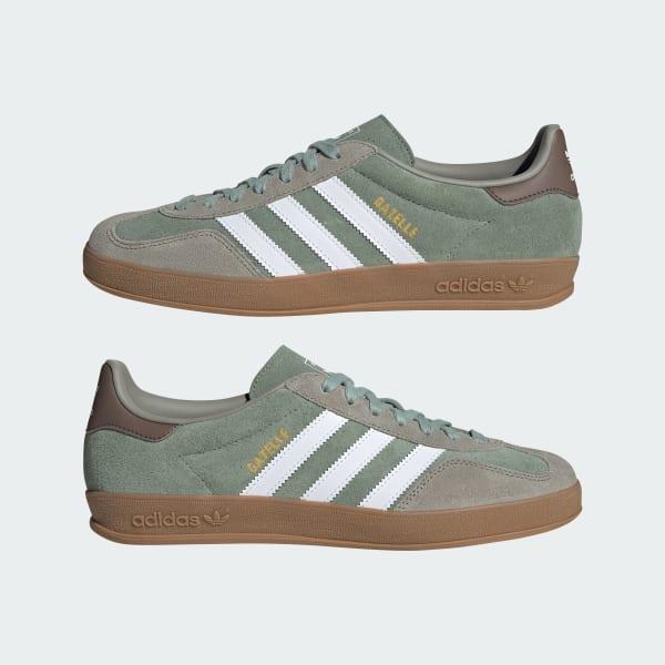 adidas Gazelle Indoor Shoes Silver Pebble M 11 / W 12 Unisex Product Image