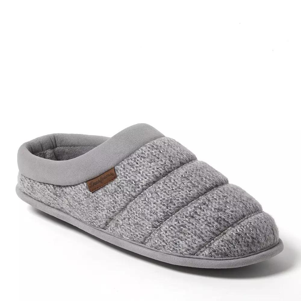 Dearfoams Asher Men's Clog Slippers, Size: Medium, Gray Product Image