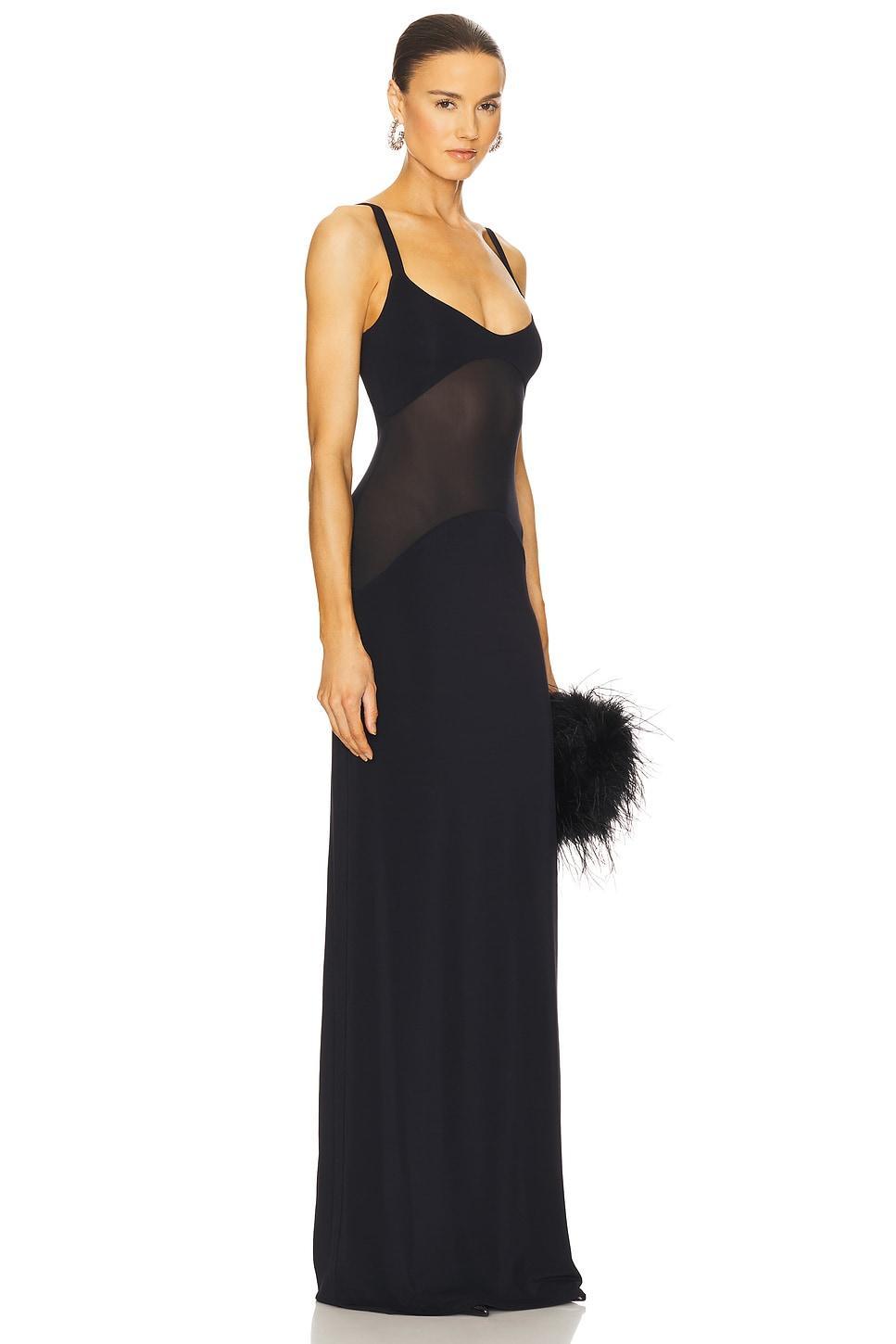 Sheer Knit Curve Maxi Dress Helsa Product Image
