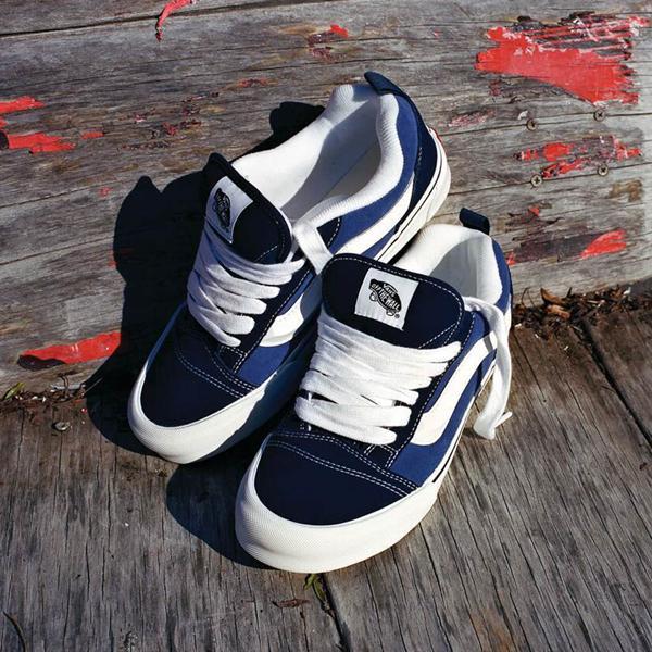Vans Knu Skool Skate Shoe True White Product Image