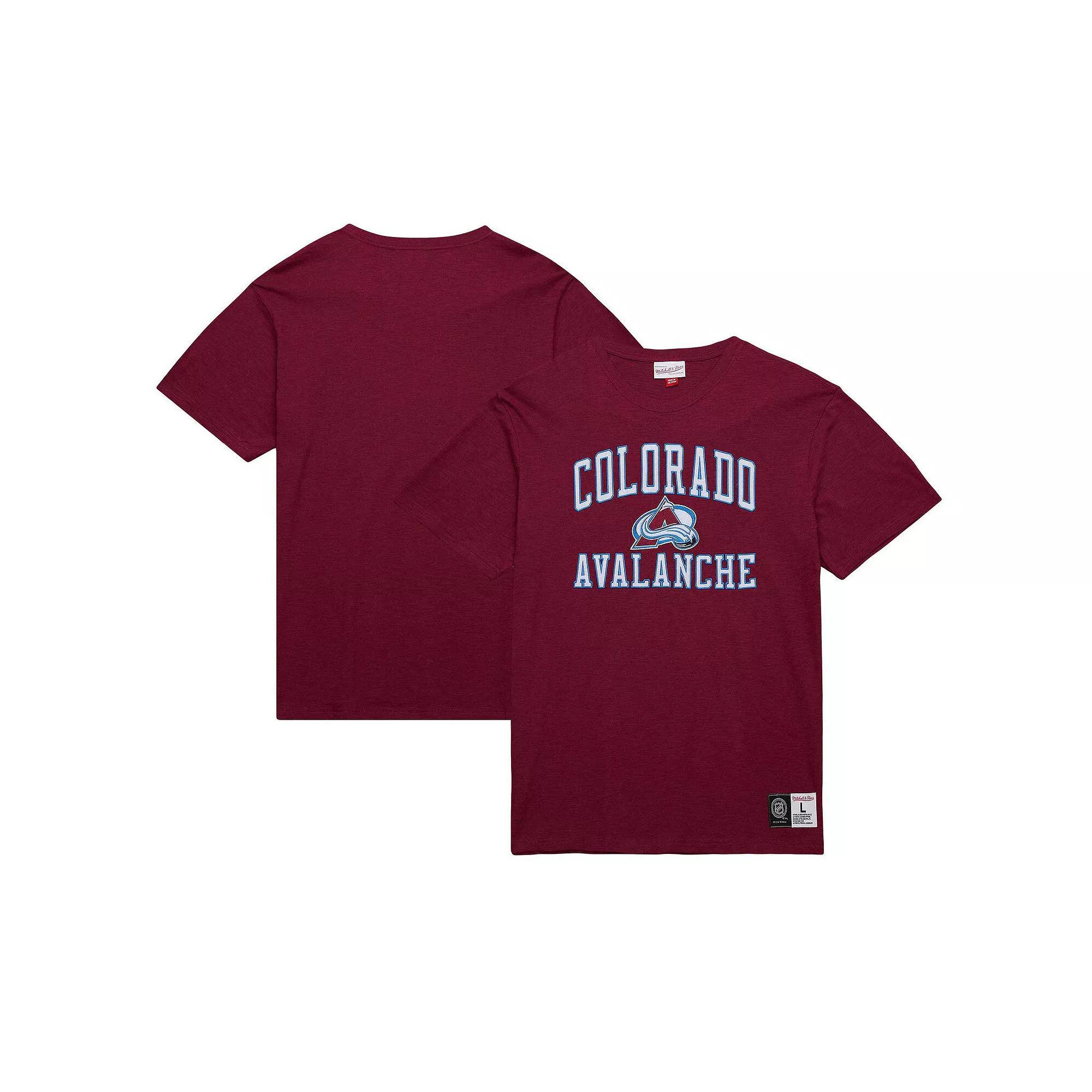 Men's Mitchell & Ness Burgundy Colorado Avalanche Legendary Slub T-Shirt, Size: Large, Med Re Product Image